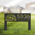 Personalized Cow Farm Ranch Metal Address Sign House Number, Hanging Address Plaque, Yard Sign