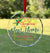 Personalized Our First Christmas in Our New Home Christmas Ornament Custom Glass Ornament
