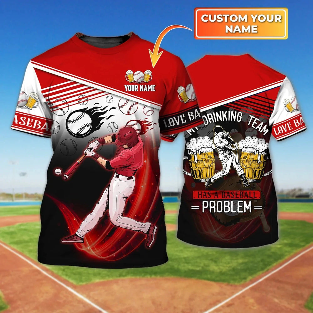 Women's Personalized Baseball T Shirt Custom Baseball Shirt Personaliz
