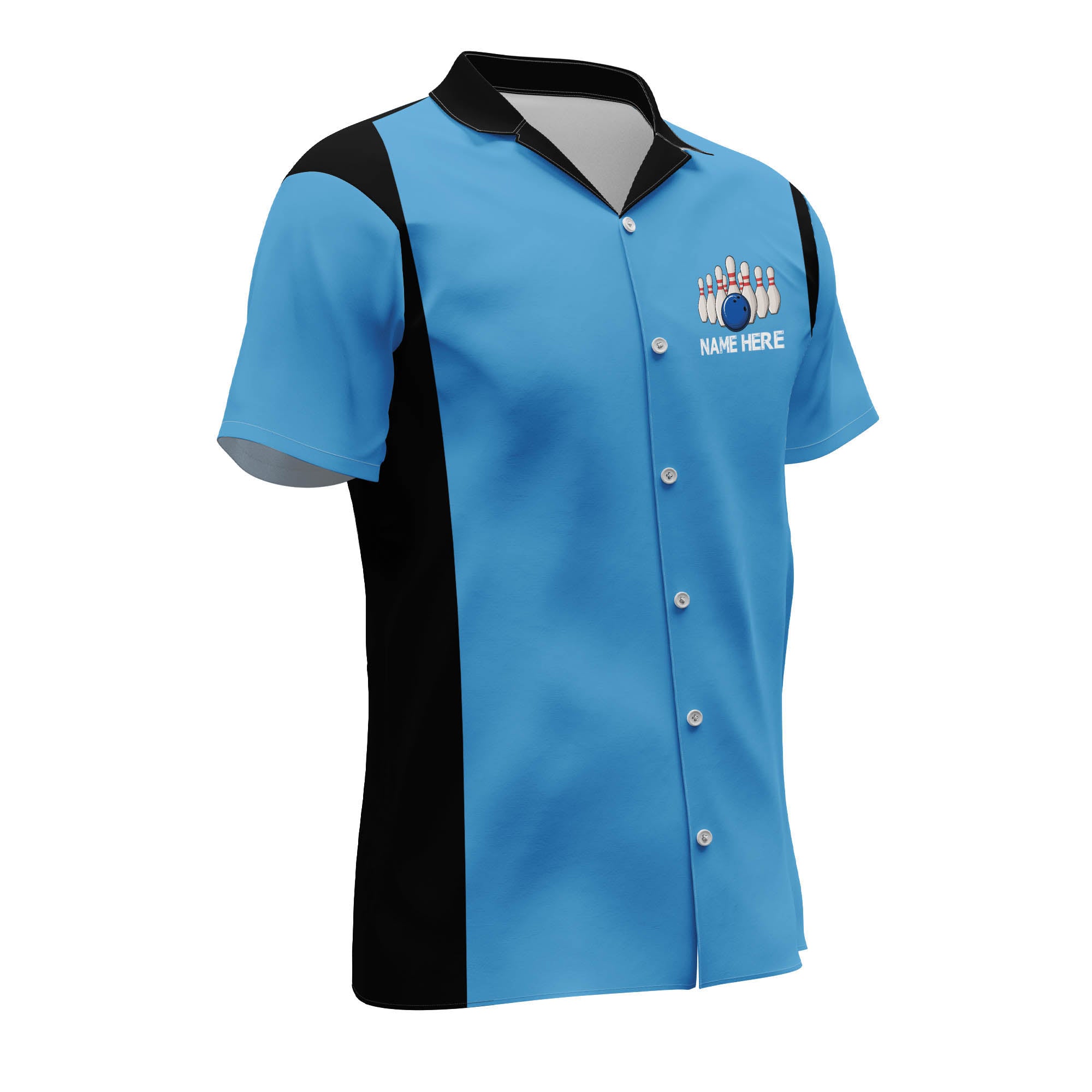 Custom Team Name Hawaiian Bowling Shirt For Men Women Bowlers, Bowling  Jersey Short Sleeve 3D Print - Trendy Aloha