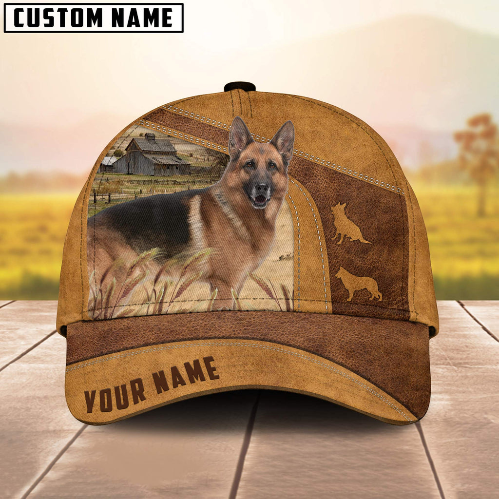 German Shepherd Dog Embroidered Baseball Caps