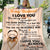 Gift For Husband I Love You Always With My Whole Heart - To My Husband Blanket 