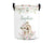 Personalized Rabbit And Bee Laundry Baskets Custom Laundry Hamper Collapsible Clothes Storage Basket with Handle for Bathroom Living Room Bedroom
