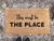 This Must Be The Place Doormat, Funny Doormat, Talking Heads Fan, Welcome Mat, Custom Doormat, Door Mat
