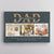 Daddy Daughter Stepped Up Dad Canvas, Father Day Photo Gift, First Father Day Photo Collage, 3 Picture Frame Daddy Dad Collage Picture Frame