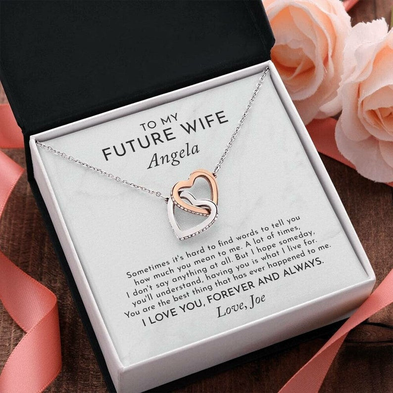 To My Wife Necklace, Wife Gift, Wife Necklace, Wife Birthday Gift, Ann –  Bradley Elaine